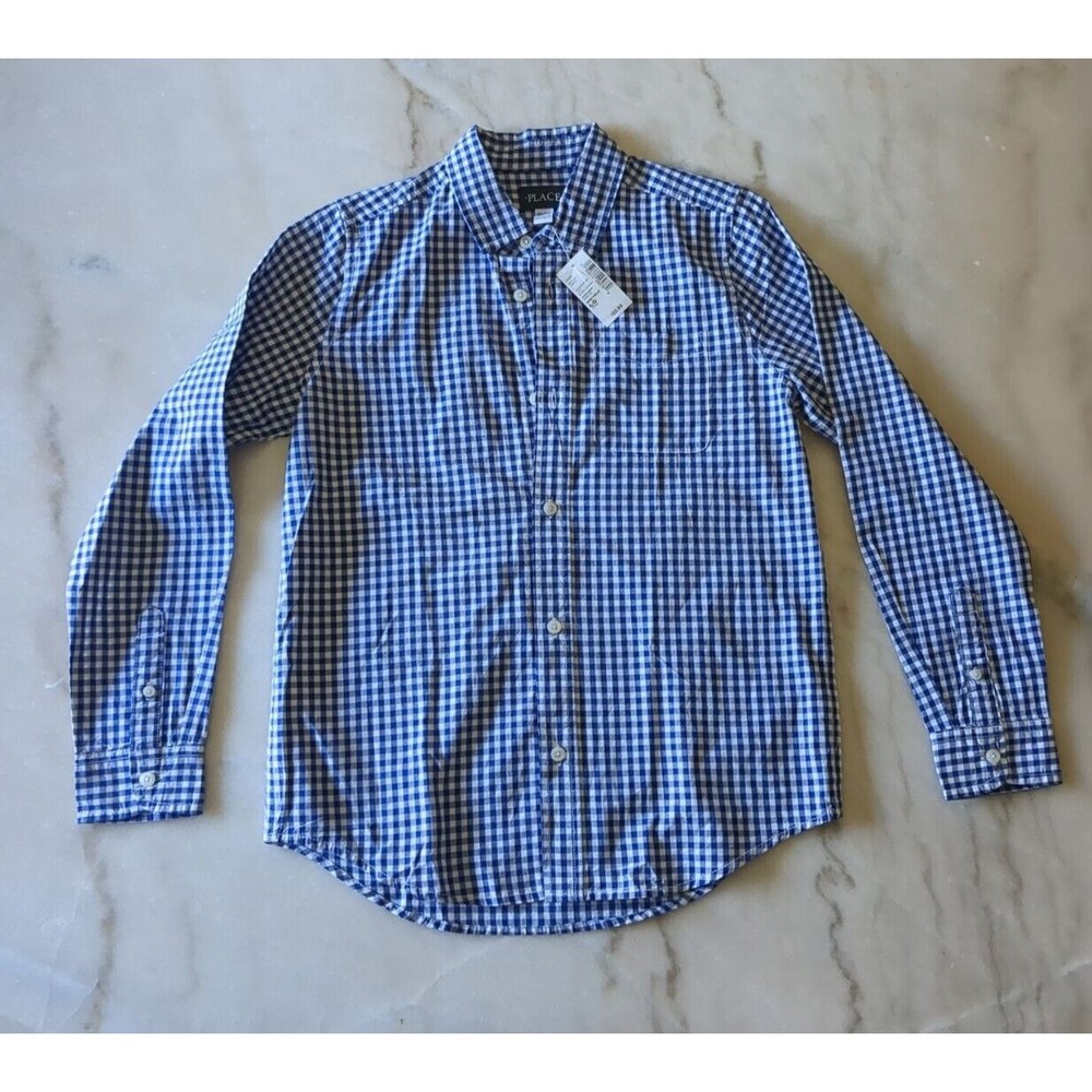 Children's Place Gingham Button Down Shirt